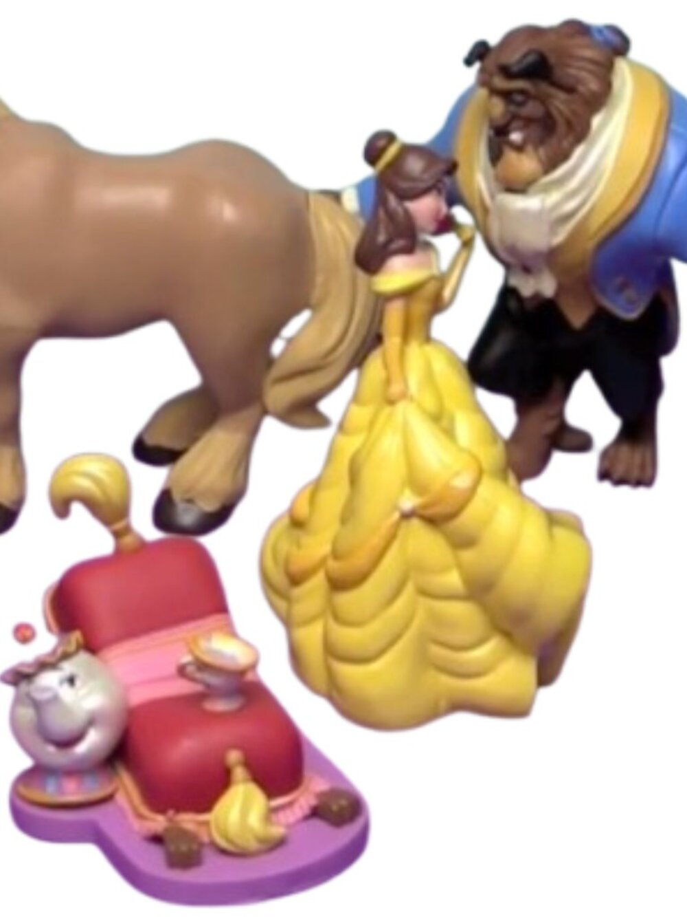 NEW Disney Beauty and the Beast 6-Piece Figurine Playset